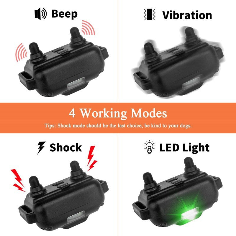 Dog training device rechargeable