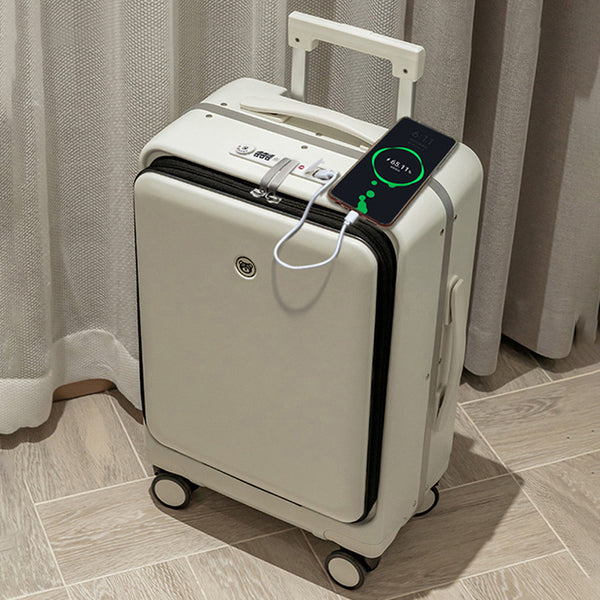 Multifunctional luggage rechargeable trolley case