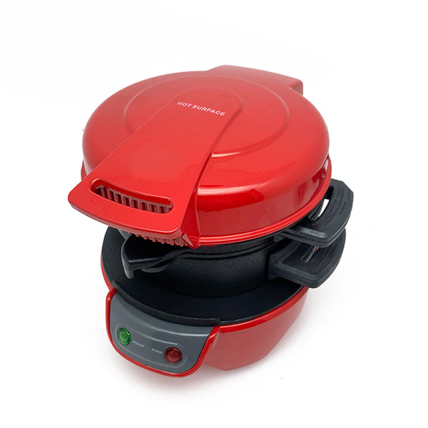 Sandwich Maker with Egg Cooker Ring, Customize Ingredients, Perfect for English Muffins, Croissants, Mini Waffle.