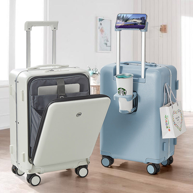 Multifunctional luggage rechargeable trolley case