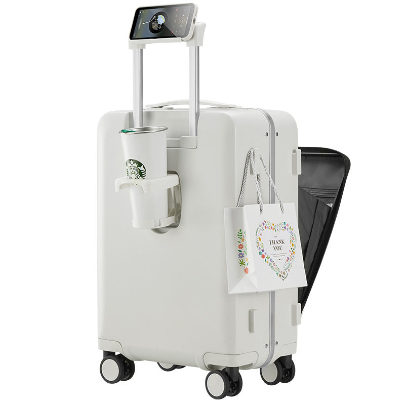 Multifunctional luggage rechargeable trolley case