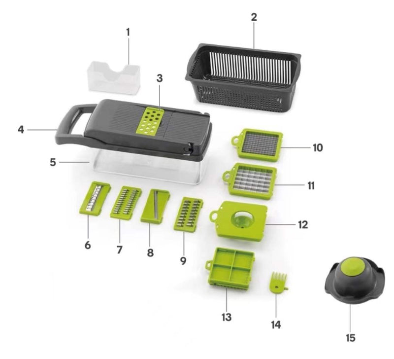 Cross-border kitchen vegetable cutter