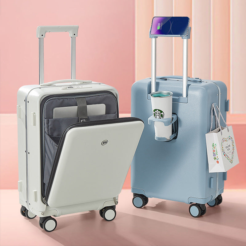 Multifunctional luggage rechargeable trolley case