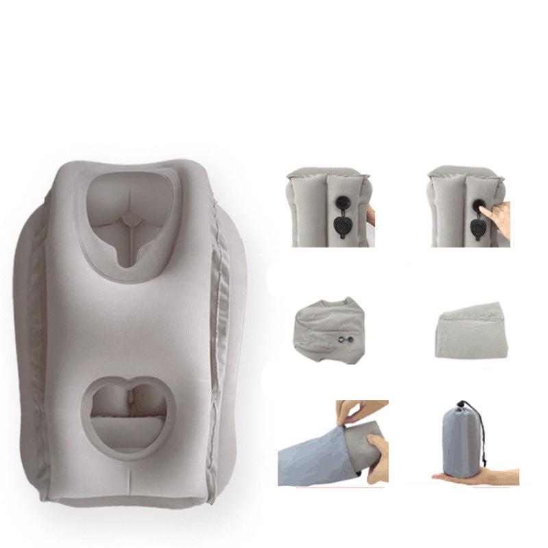 Inflatable PVC  travel pillow